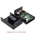 Aluminum Case Mini ICE Tower Cooling System with 25Mm Quiet Cooling Fan + Heatsink Kit for Raspberry Pi 4 Model B. 