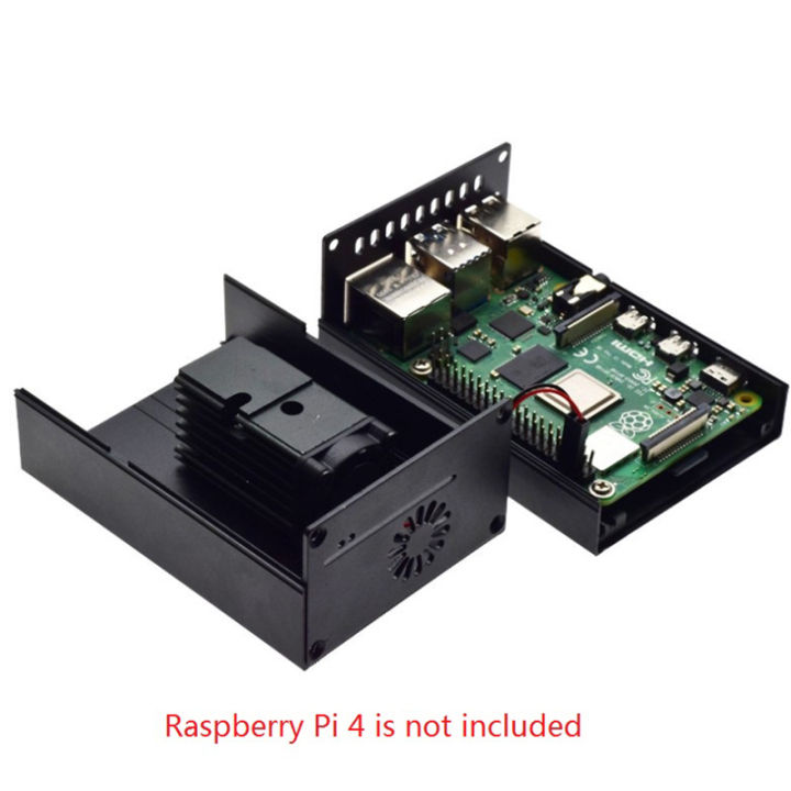 Aluminum%20Case%20Mini%20ICE%20Tower%20Cooling%20System%20with%2025Mm%20Quiet%20Cooling%20Fan%20+%20Heatsink%20Kit%20for%20Raspberry%20Pi%204%20Model%20B%20-%20Image%205
