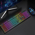 T-WOLF T80 USB RGB Backlit Mechanical Keyboard. 