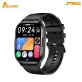 Alewa Strike Amoled Smart Watch 2.01" Large Display | Bluetooth Calling | IP67 WaterProof | Metal Body | Extra Strap | G-Sensor. 