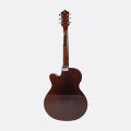 Mantra Moksha Semi Acoustic Guitar - 3 Band Equalizer and Tuner With Free Bag, Picks, String, Strap and Capo. 