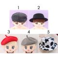Cute for 20cm Dolls Candy Color 20cm Doll Hat Fashion Caps Animal Casual Hat Flannel Casual Hats For hat. 