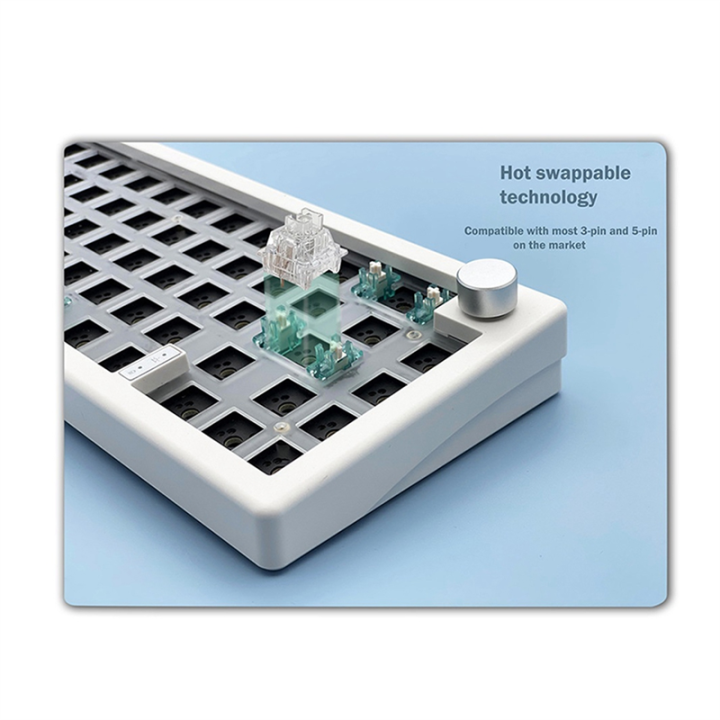GMK67 Hot Swappable RGB Backlight Mechanical Keyboard Kit Bluetooth 2 ...