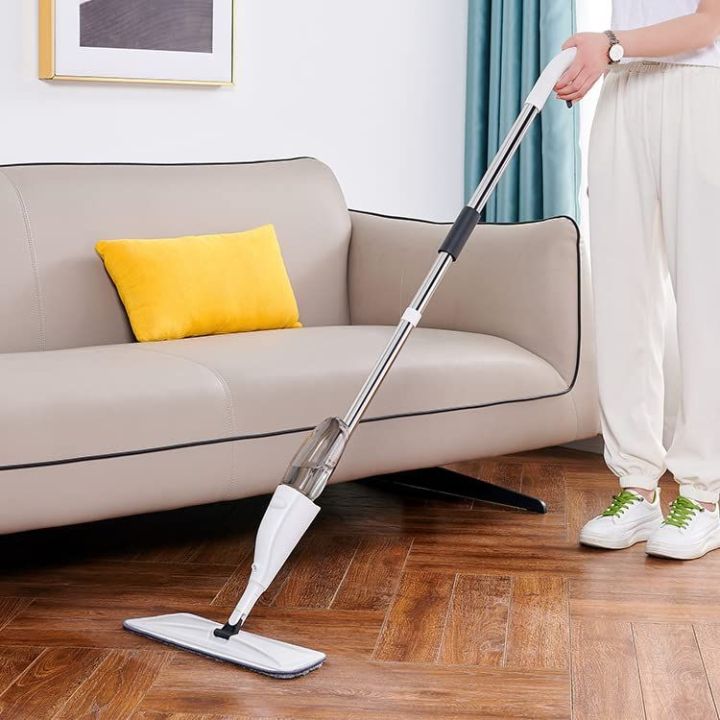 Water%20Spray%20Wet%20Dry%20Floor%20Cleaning%20Flat%20Mop%20Sweeper%20With%20Refillable%20Water%20Bottle%20-%20Image%202
