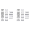 NAMUNY 20Pcs Cat Water Fountain Replacement Filters, for Ceramic Pet Drinking Fountain Stainless Steel Pet Water Fountain. 