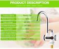 Basin Faucet Water Heater Instant Water Heater Tap Kitchen Hot Water Crane Led Digital. 