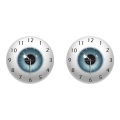 FORIDE 2X the Eye Eyeball with Beauty Contact Pupil Core Sight View Ophthalmology Mute Wall Clock Optical Store Wall Watch. 