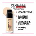 Loreal Paris Infaillible 32hr Fresh Wear Foundation 30ml. 