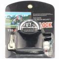 Universal Anti-Theft Padlock with 110dB Siren Alarm - Best-Selling Waterproof Lock for Bike, Motorcycle, Door - Black. 