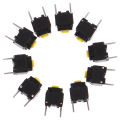 10pcs Mute Button 6*6*7.3mm Silent Switch Micro Mouse Button Switch ANLAN. 
