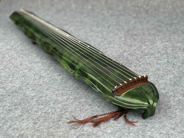 Guqin Banana leaf style Old Tongmu raw lacquer Performance teaching ...