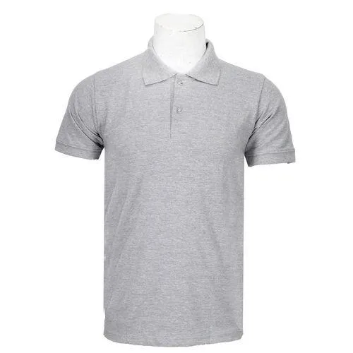 Pack%20Of%202%20100%25%20Cotton%20Polo%20T-Shirt%20For%20Men%20-%20Dark%20Green/Grey%20-%20Image%204