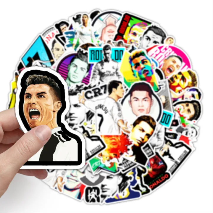Artsy%20Home%2025/50/100%20Pcs%20Cristiano%20Ronaldo%20Stickers%20for%20Laptops%20Cellphone%20Guitar%20-%20Image%204