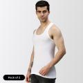 (Pack Of 2) Amul Comfy Sleeveless Cotton Sando Vest For Men - Fashion | Sando For Men | Men's Wear | Vest |. 