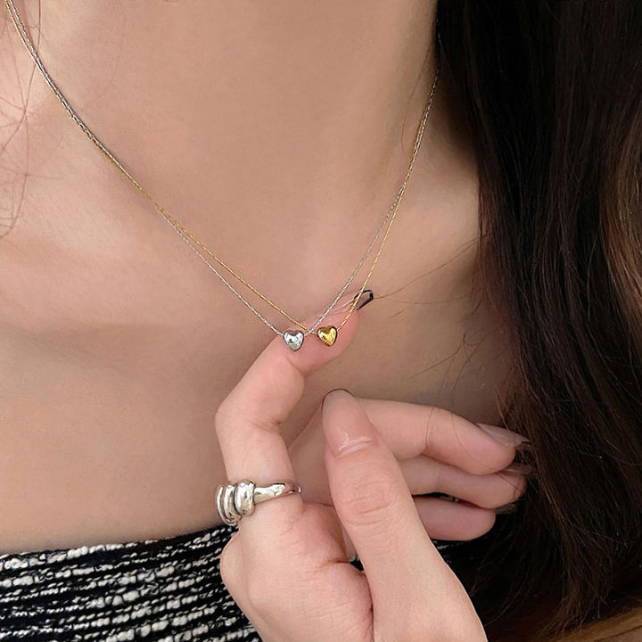Minimalist%20Clavicle%20Necklaces%20For%20Women%20Tiny%20Heart%20LOVE%20Necklaces%20Dainty%20Fashion%20Jewelry%20-%20Image%202