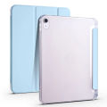 Transparent back case for 2022 iPad 10th Generation A2757 A2777 iPad 10 10.9 inch shockproof cover protective casing iPad 11th Gen 11 inch A16 A3354 A3355 A3356 holder with pencil slot bracket. 