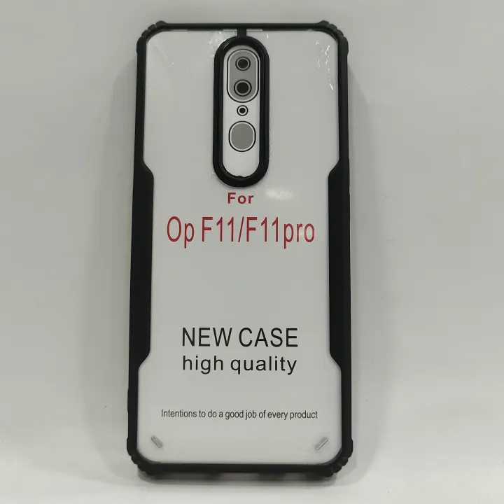 Oppo%20F11%20/Oppo%20F11%20Pro%20Cover%20(Same%20Size)%20Clear%20Transparent%20Black%20Bumper%20%20Cover%20Case%20-Non%20Yellowing%20-%20Image%204
