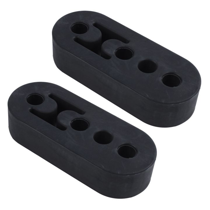 NAMUNY 2X Universal Black Rubber Car Exhaust Hanger Bushing