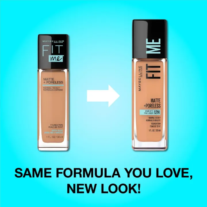 Maybelline Fit Me Matte & Poreless Foundation Shade 120 Classic Ivory 30ml