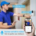 Doorbell Camera,Smart Doorbell with Chime WiFi Wireless Doorbell Battery Powered Video Doorbell with Night Vision. 