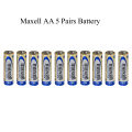 Maxell Alkaline AA Sized 1.5V Batteries (5pairs) - Long-Lasting Power for Toys, Remote Controls, Cameras, Wireless Mouse & More. 