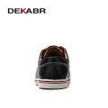 DEKABR New Fashion Men's Casual Shoes Split Hide Men Shoes Hand-Sewn High Quality Basic Working Shoes Big Plus Size 46-47. 
