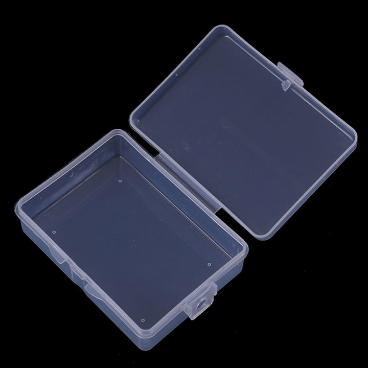 9cm*6.5cm*3cm Transparent Plastic Storage Box Clear Square Multipurpose ...