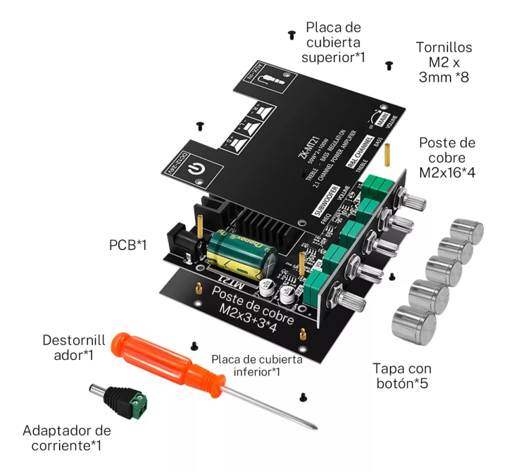Bluetooth%20Audio%20Amplifier%20Board,%20ZK-TB21%202.1CH%2050W%20x%202%20+100W%20Subwoofer%20Power%20Amp%20with%20Treble%20and%20Bass%20Control,%20Bluetooth5.0%20and%20AUX%20Inputs,%20Stereo%20Digital%20AMP%20for%20DIY%20Home%20Speakers%20-%20Image%205