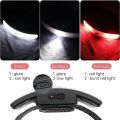 Multifunction Rechargeable LED Headlamp Eye Protect Shadowless Eyelash Extension Lamp 6 Modes Strong Light Head Flashlight Camping. 