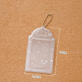 Pvc Card Holder Decorative Transparent 3-Inch Student Card Holder Pvc Card Holder for Student School Office Id Card Event. 