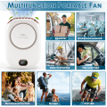 FORIDE Fan Mini USB Cooler Rechargeable Ventilador Travel Handheld Portable Silent Small Electric Cooling Fans White. 