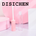DISICHEN 1pc 10ml Empty Round Lip Gloss Tube With Wand Applicator Refillable Plastic Lipstick Lip Balm Bottles Vials DIY Container New. 