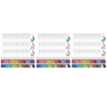 NAMUNY 1050Pcs Acrylic Clear Keychain Blanks for Vinyl with Blanks, Tassels, Jump Rings, Keychain Rings for DIY Keychain Craft. 