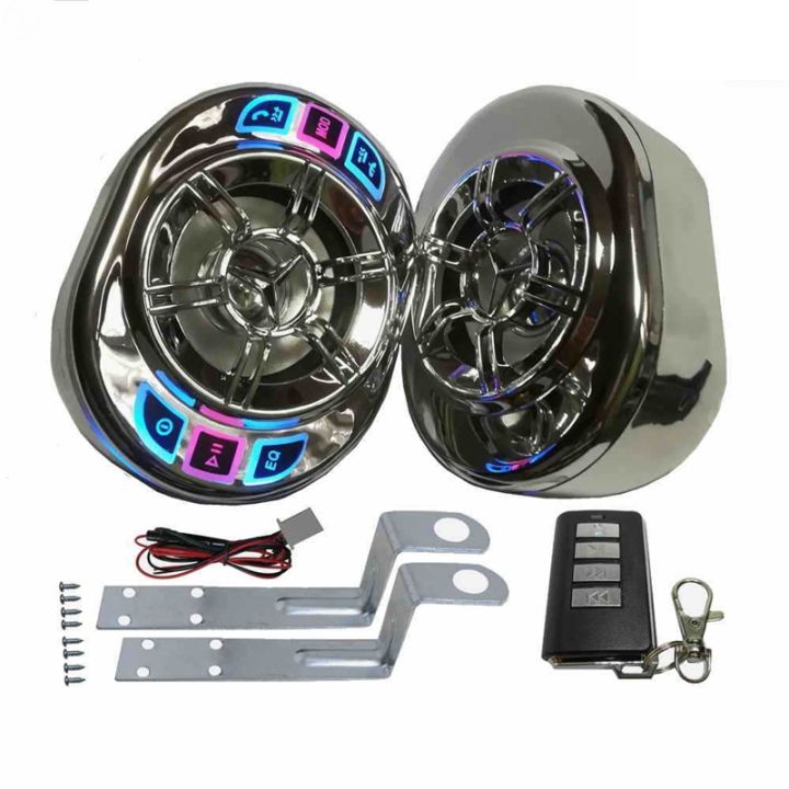 Motorcycle Stereo Speakers Inch Bluetooth MP3 Player