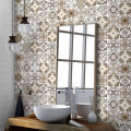 Artsy Home Wall Stickers Premium Cement Tiles Soliena 48pcs - 10cm x 10cm. 