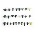 100pcs/set Universal Mixed Car Various Plastic Rivet Fastener Door Push Pin Auto. 