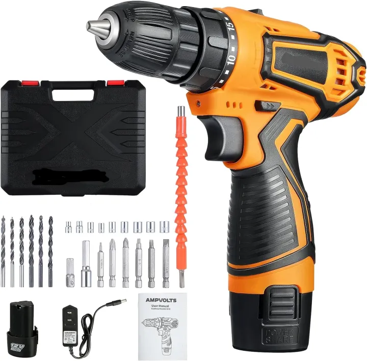 Cordless%20Screwdriver%20Bit%20Set%20Household%20DIY%20Power%20Tool%20Drill%2012%20Volt%20-%20Image%202
