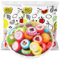 Fruit sliced candy, multiple flavors, hard candy wholesale, bulk Internet celebrity snacks, lollipops, happy candy, marriage. 