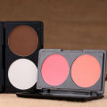 Ellie NOVO V Face Duo Blush Matte Rouge Contour Lifting Complexion Duo Contour Powder. 