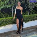 NEW Anedshaop Elegant Ruffles Maxi Dress Summer Straps Sleeveless Ruched Bargain price Evening Party Dresses for Women Backless Club Outfits. 