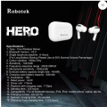True Wireless Robotek Hero Tws 5-6 Hours Playtime Bluetooth Earbuds With 7 days Backup. 