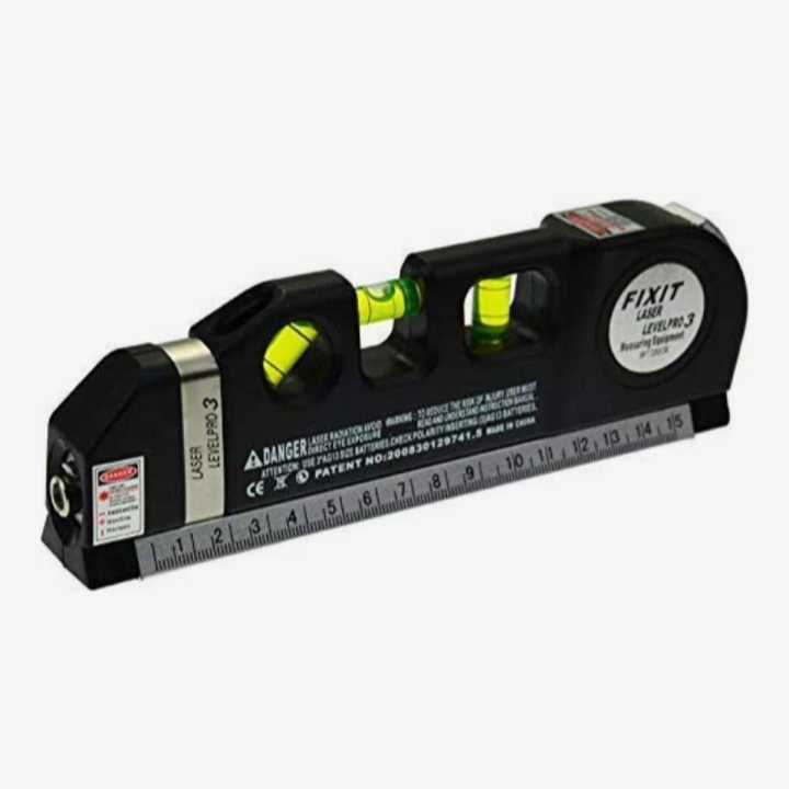 Multifunction Laser Level With Measuring Tape-8Ft