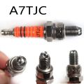 Motorcycle Spark Plug A7TJC Modification GY6 50Cc 70Cc 90Cc 110Cc 125Cc ATV Dirtbike 50 125 150Cc 3 Electrode Spark Plug. 
