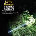 Portable Telescopic Zoom Super Bright Headlight Waterproof Black Strong Light Led Headlamp Hands-Free Digital Display LED Sensor Headlamp Camping. 
