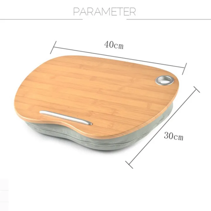 1%20PCS%20Lap%20Desk%20with%20Pillow%20Cushion%20Portable%20Bamboo%20Laptop%20Table%20for%2014%20Inch%20Computer%20Notebook%20D%20-%20Image%202