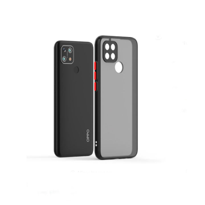Smoke Oppo A15 Mobile Flip Cover Smoke Case For Oppo A15 CPH2179