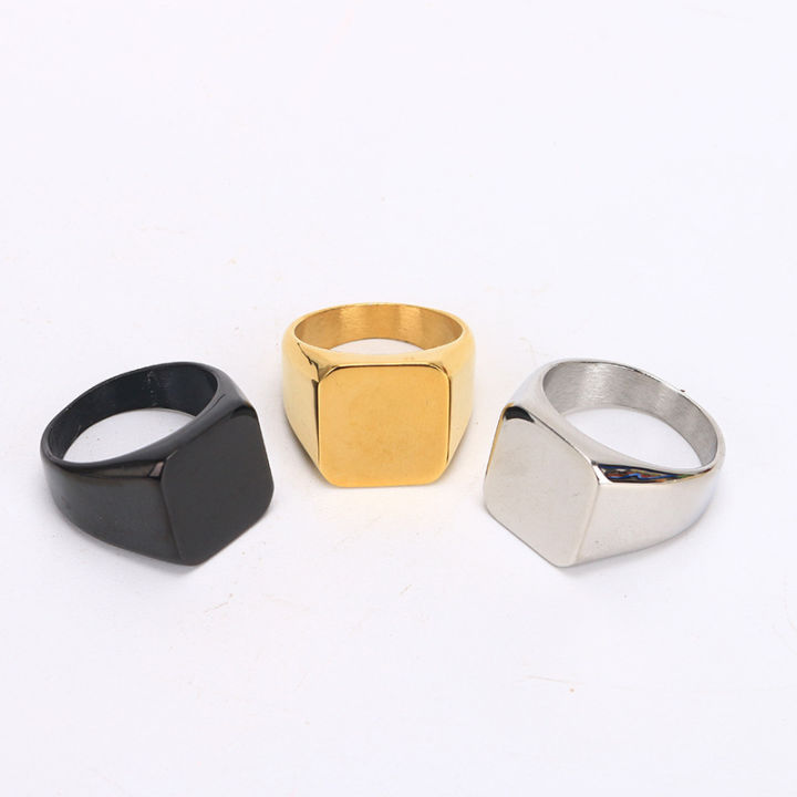 %E3%80%90Fashion-forward%E3%80%91Glow%20Square%2017%2017%20Simple%20Ring%20Personalized%20Popular%20Trendy%20Men's%20Titanium%20Steel%20Unisex%20-%20Image%202