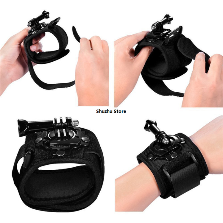 Shuzhu%20StoreSpecial%20360%20Degrees%20Rotation%20Gopro%20Wrist%20Strap%20Arm%20Strap%20Mount%20Wrist%20Band%20for%20GoPro%20Hero%2013%2012%2011%2010%209%208%20Insta%20360%20X4%20DJI%20Action%205%20Pro%20-%20Image%204