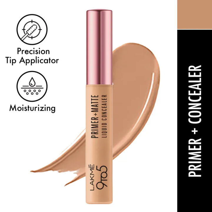 Lakme 9to5 Primer + Matte Liquid Concealer - 5.4ml