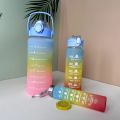 3 in 1 Water Bottles Lock Feature & Top Lid with Times Drink for Office/Home/Sports/outdoor - Water Bottles. 
